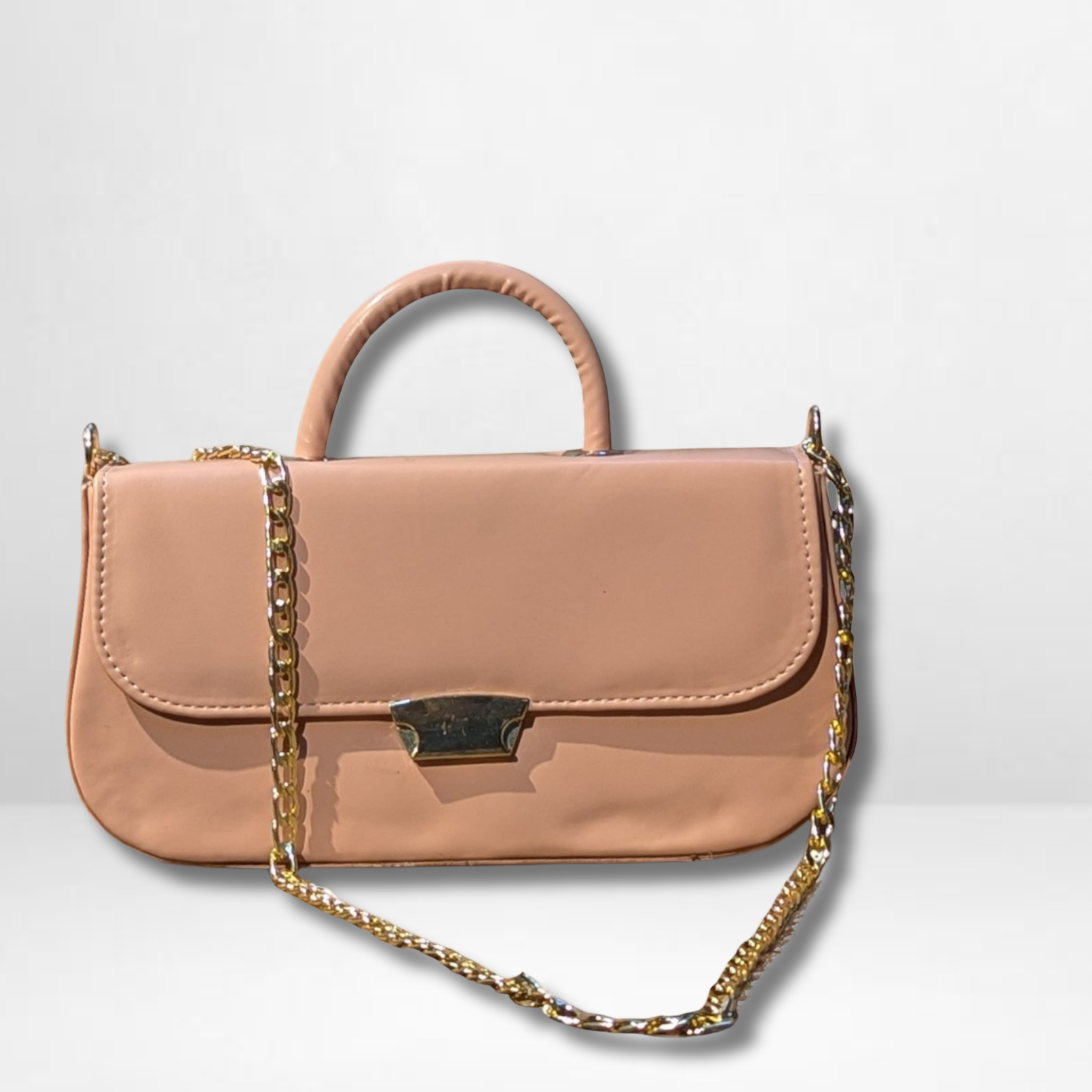 Aura Chain Pink Crossbody Bag