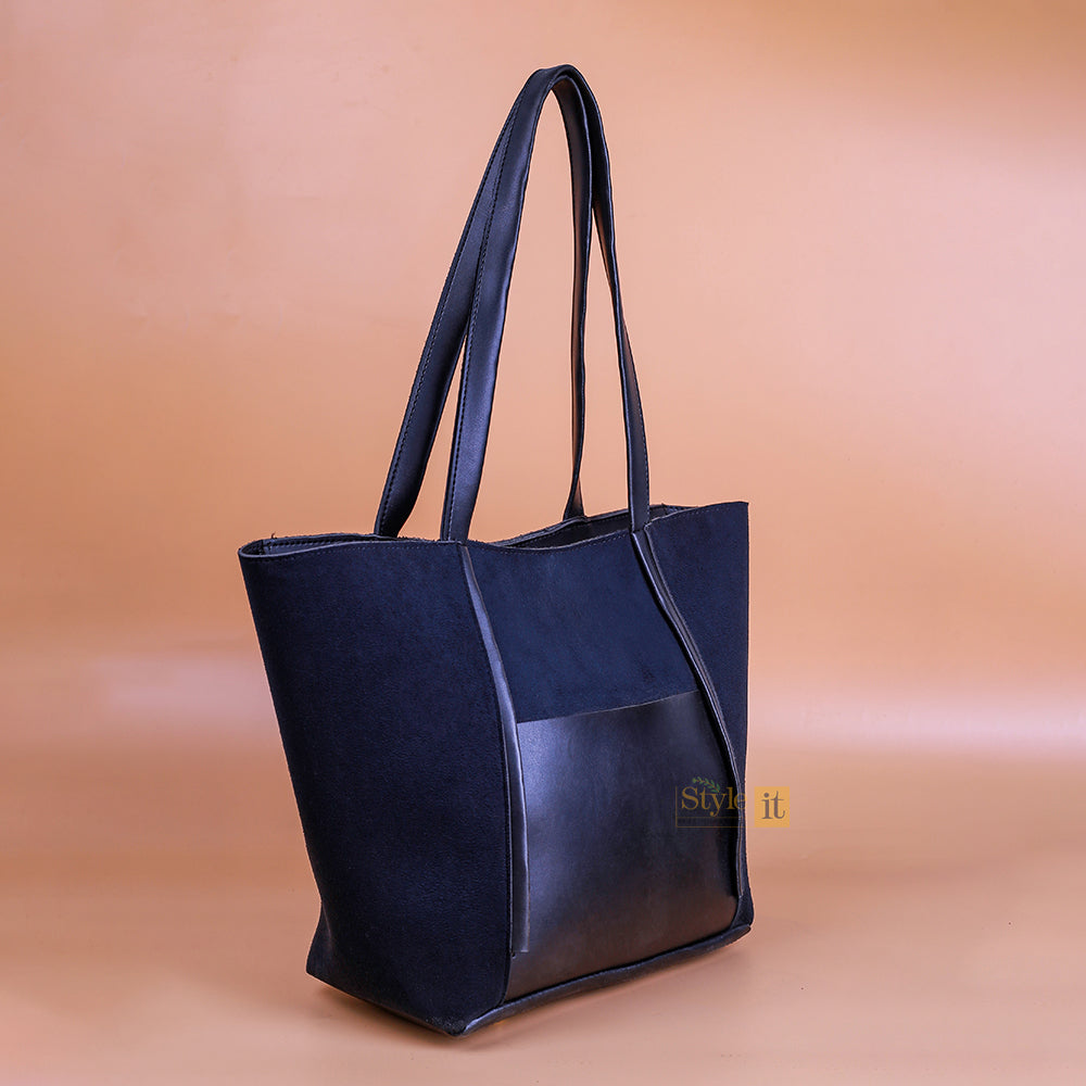 Comely Black Tote