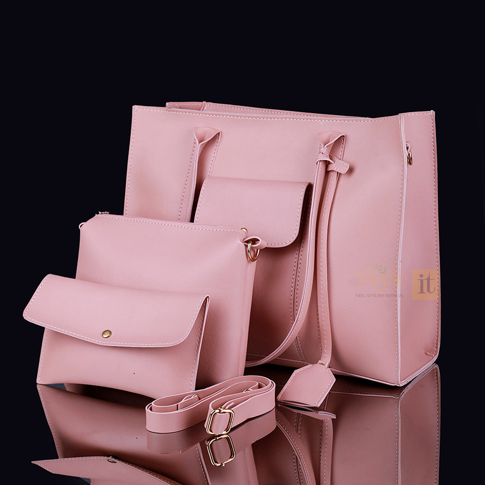 Triplet T-Pink Tote Set