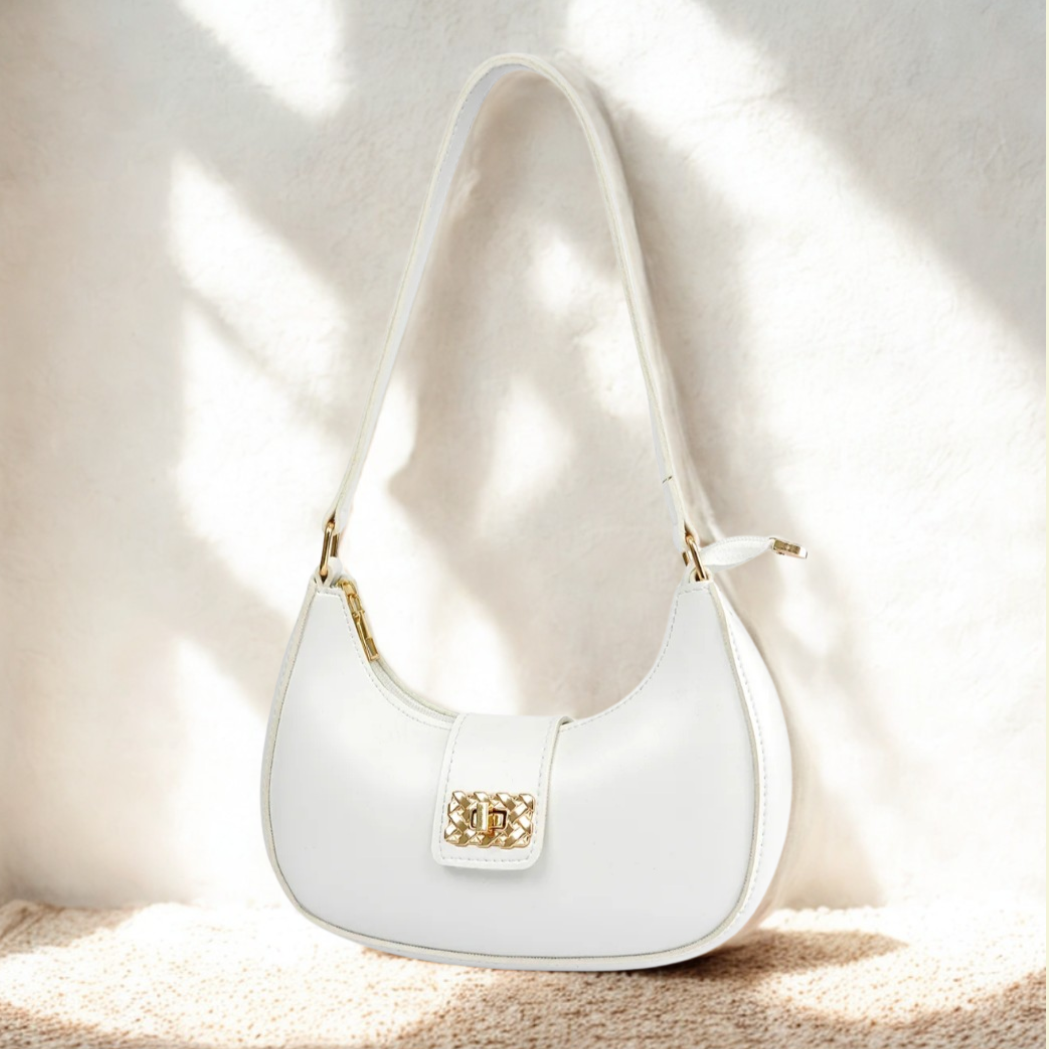 Sophia Lock Shoulder Bag