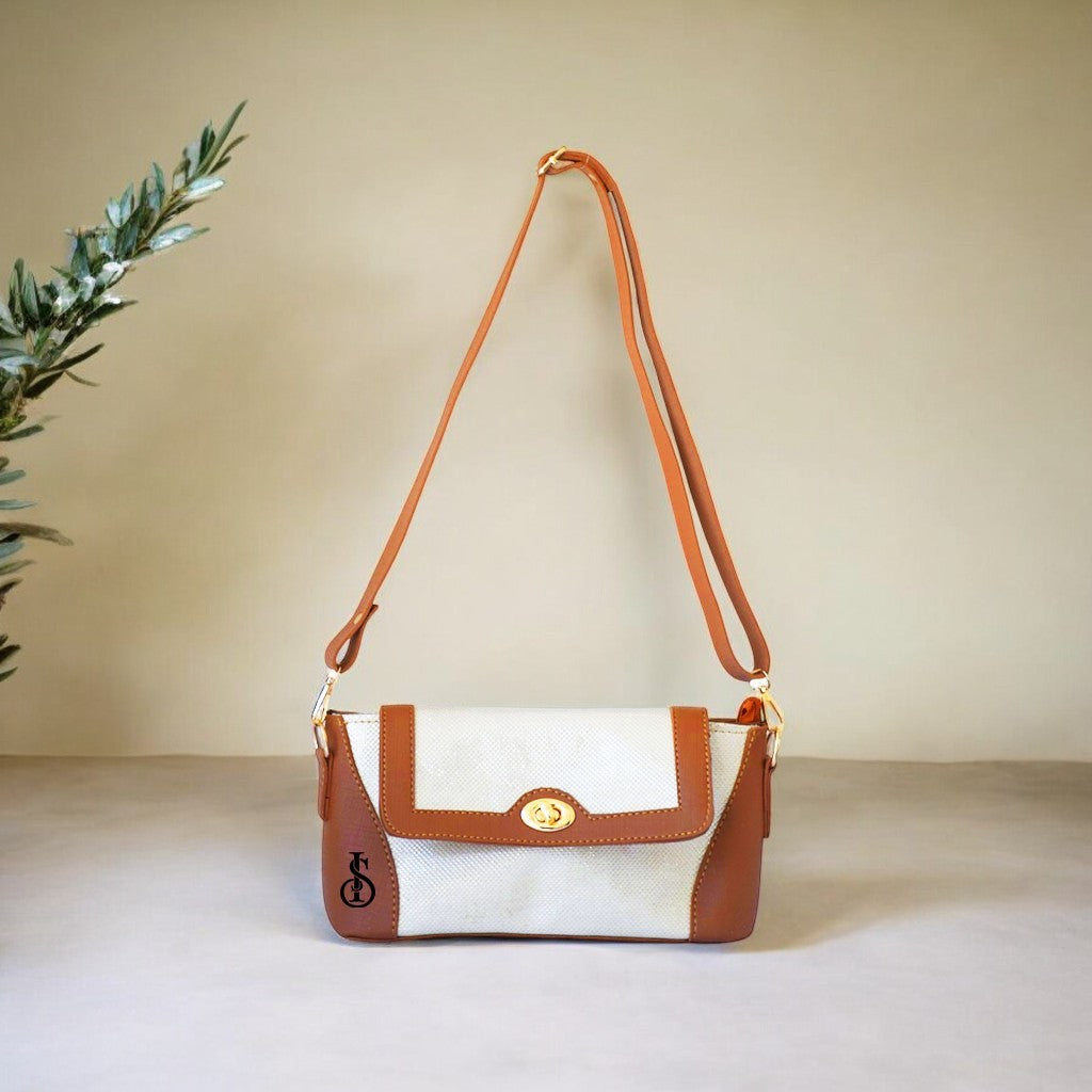 Mustard Brown Chamki Festive Shoulder Bag