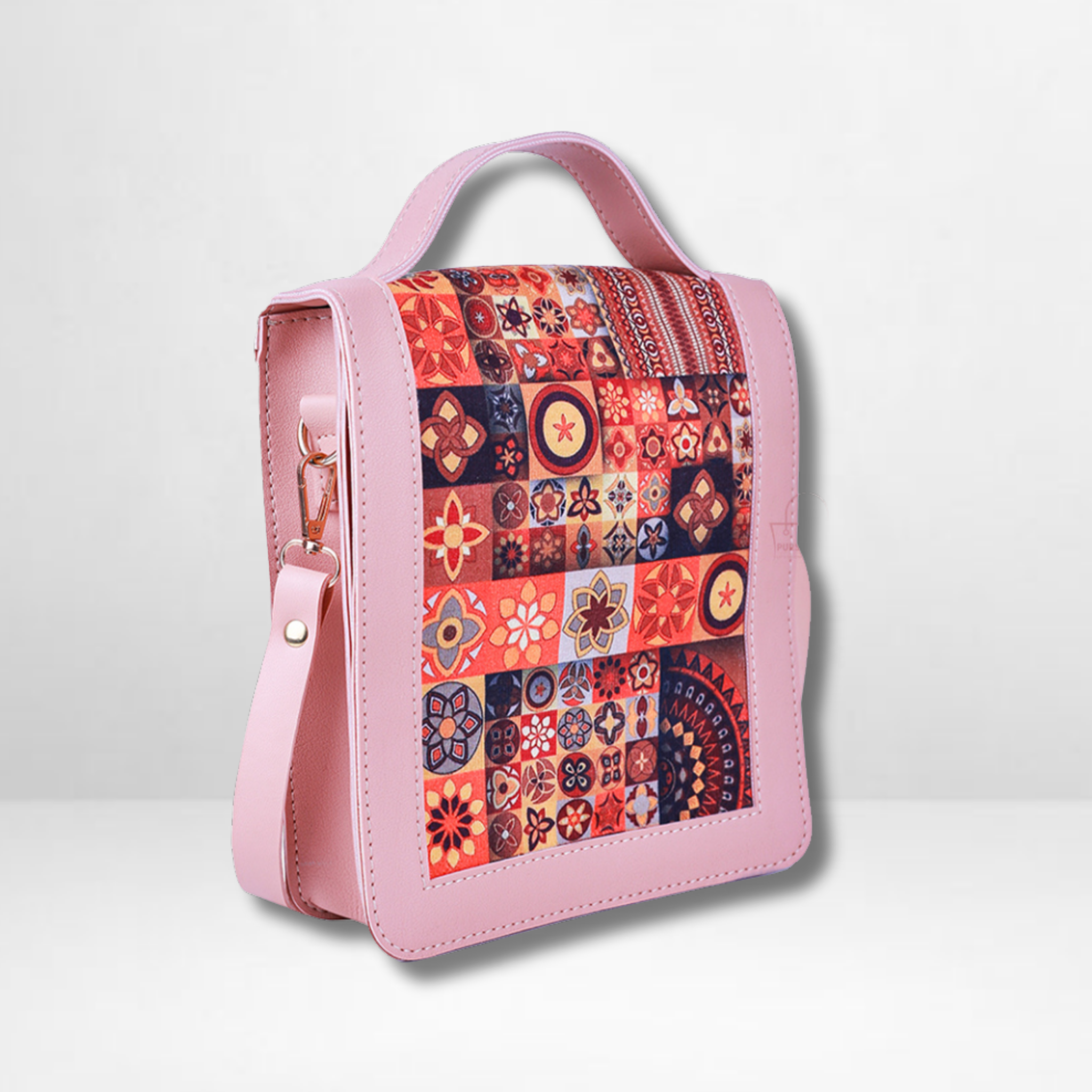 Spectrum Pink Crossbody Bag
