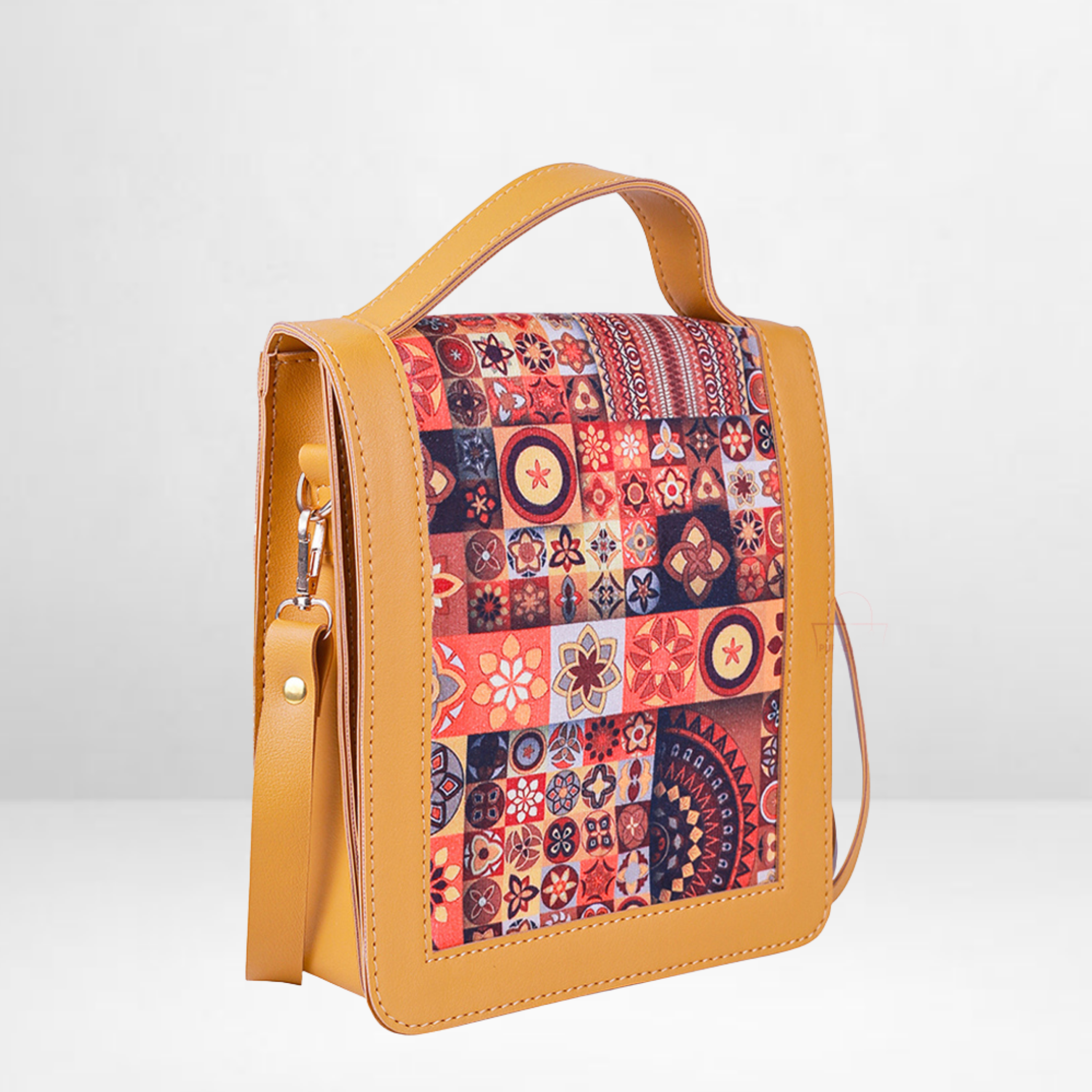 Spectrum Mustard Crossbody Bag