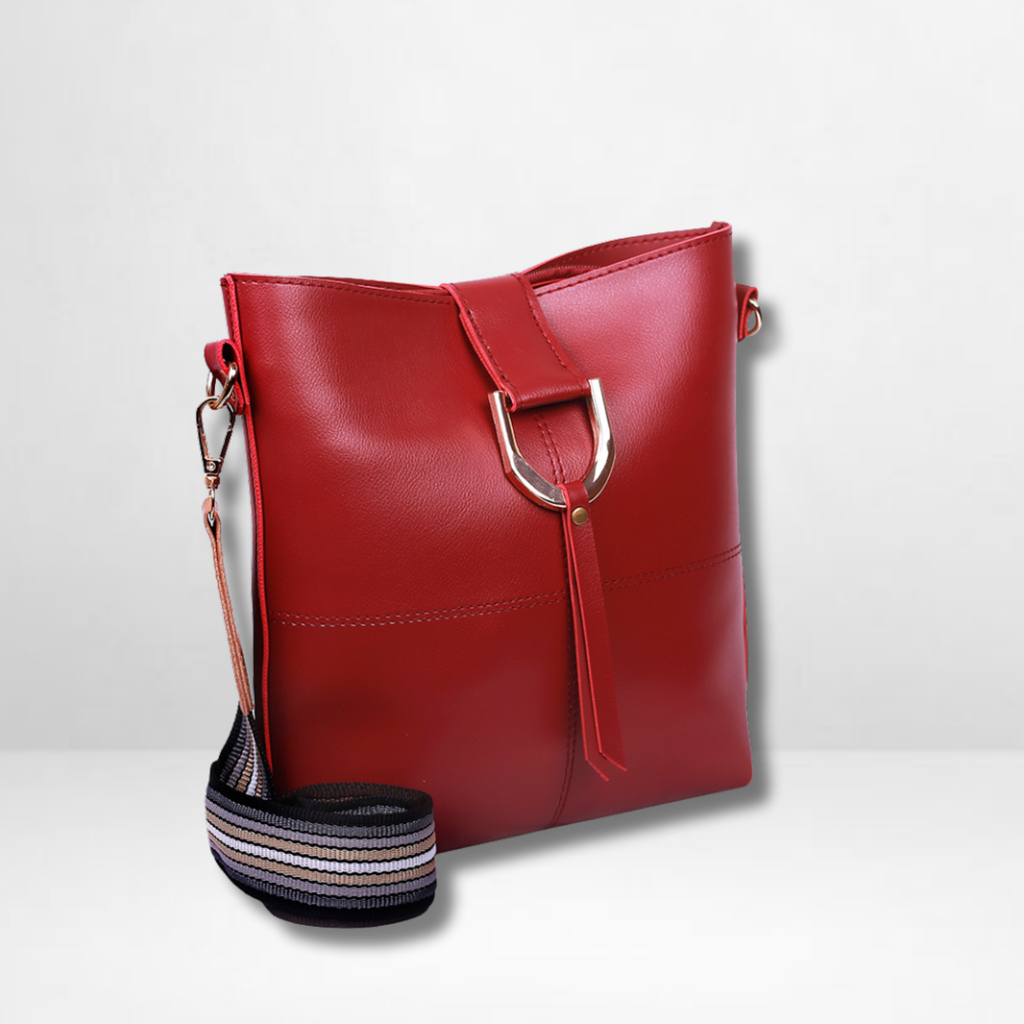 Simba Maroon Crossbody Bag