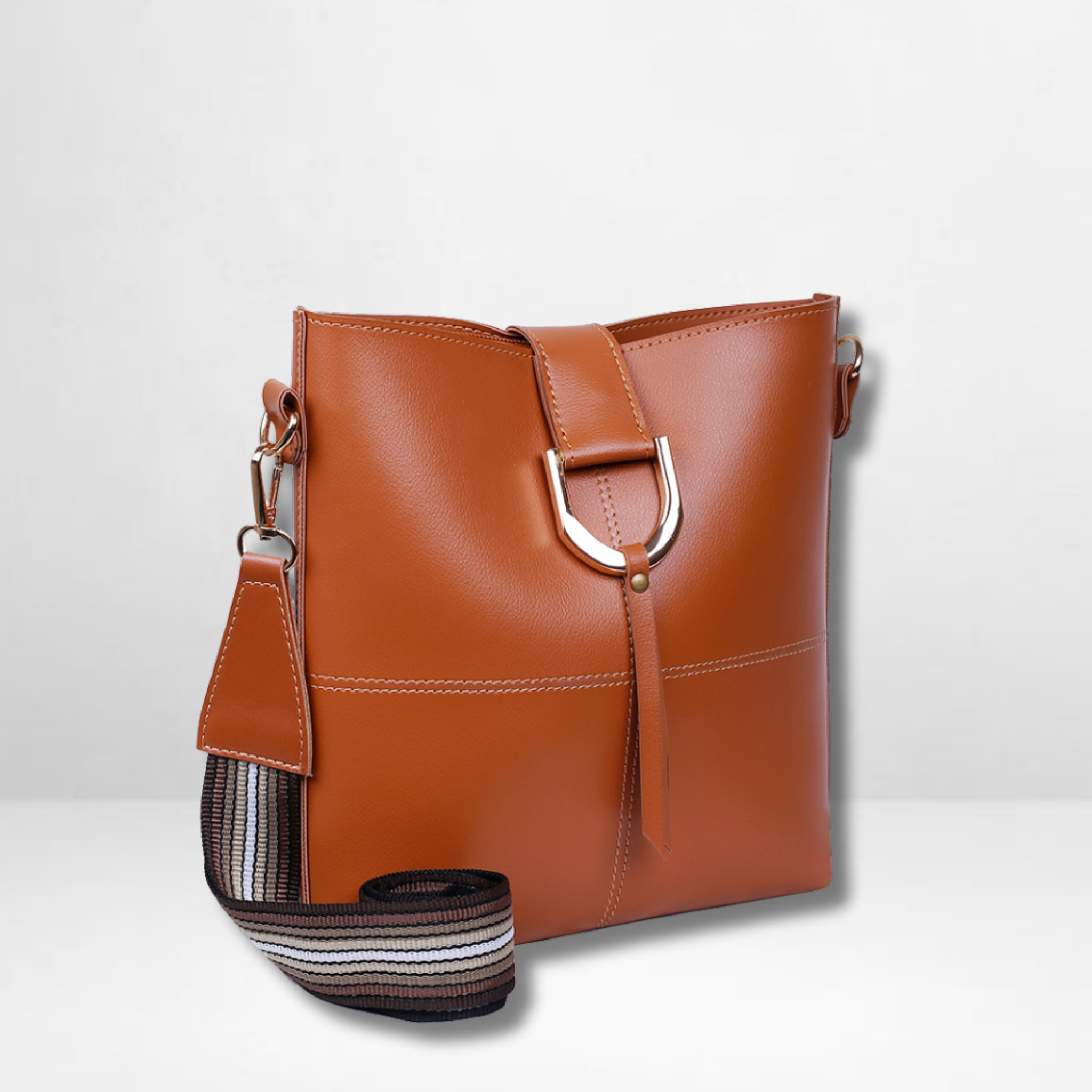 Simba Brown Crossbody Bag