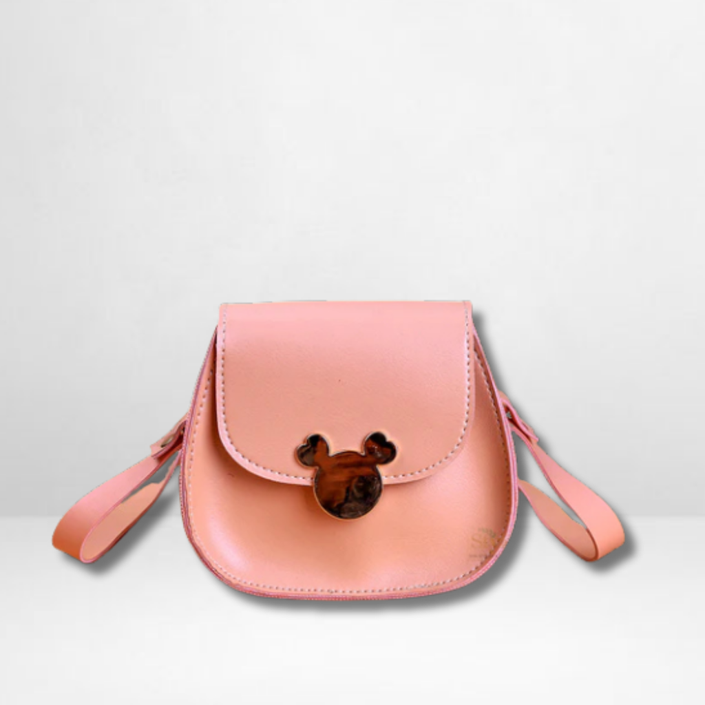 Micky Mouse T-Pink Kids Crossbody Bag