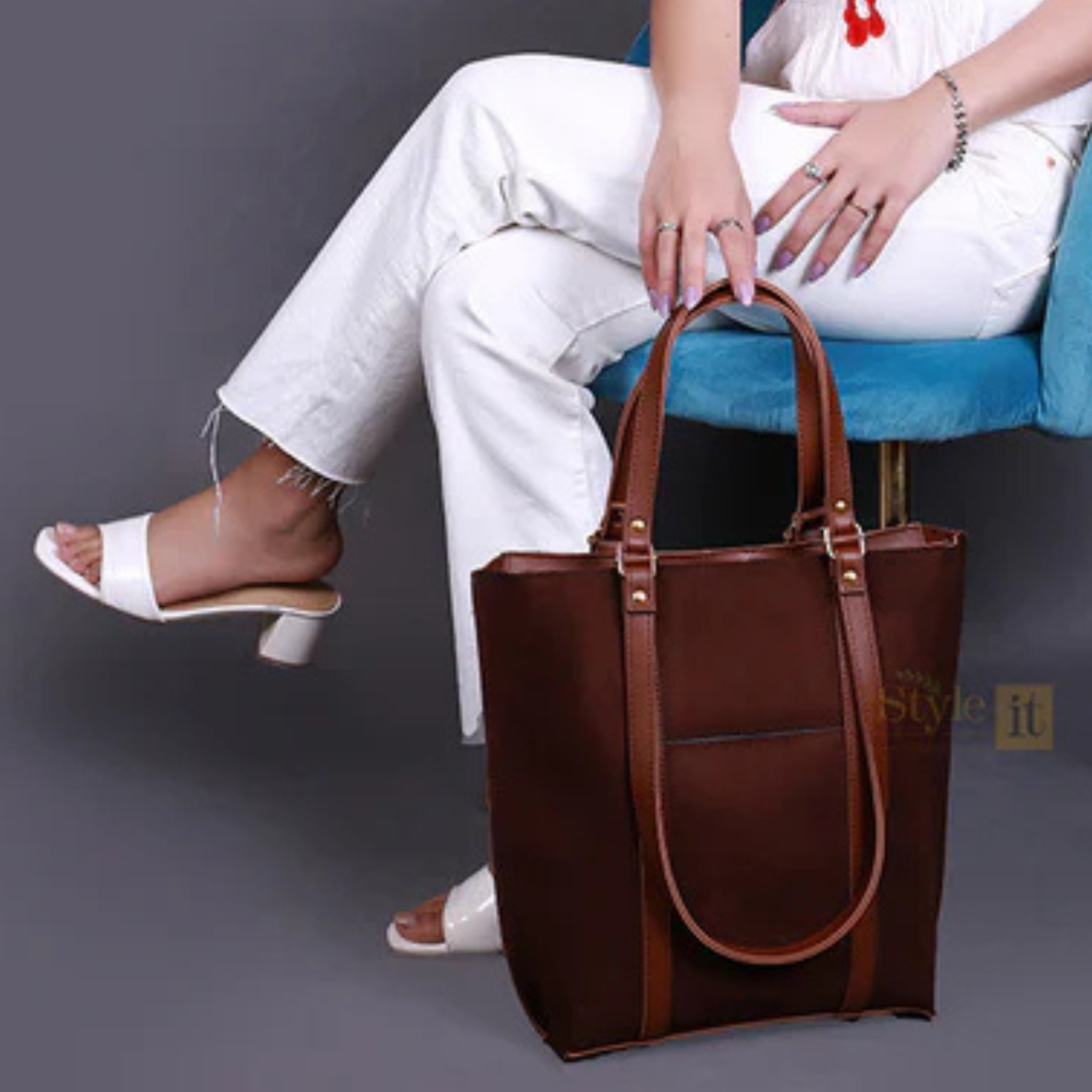 Commodious Brown Tote