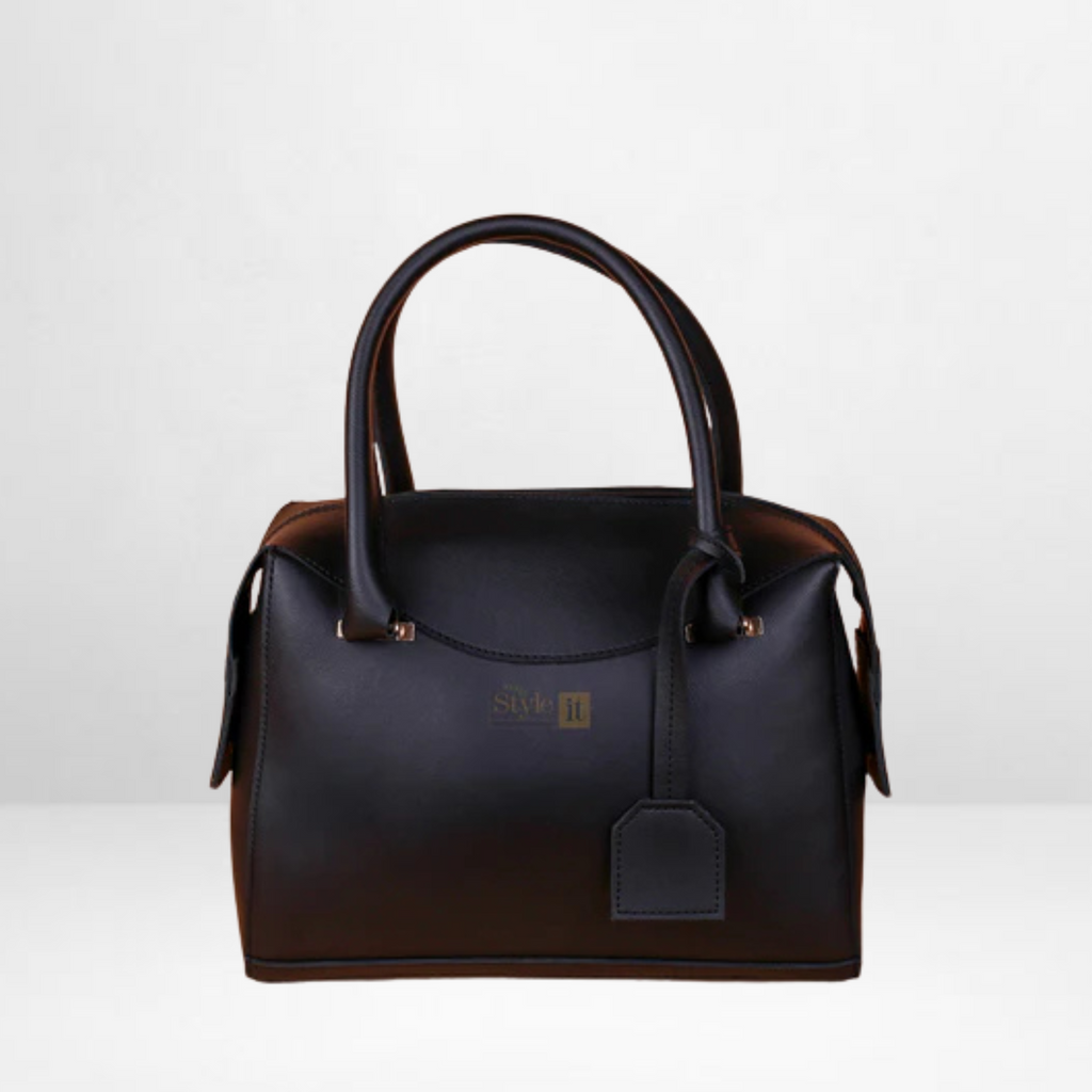 Black Elegenza Zipper Handbag