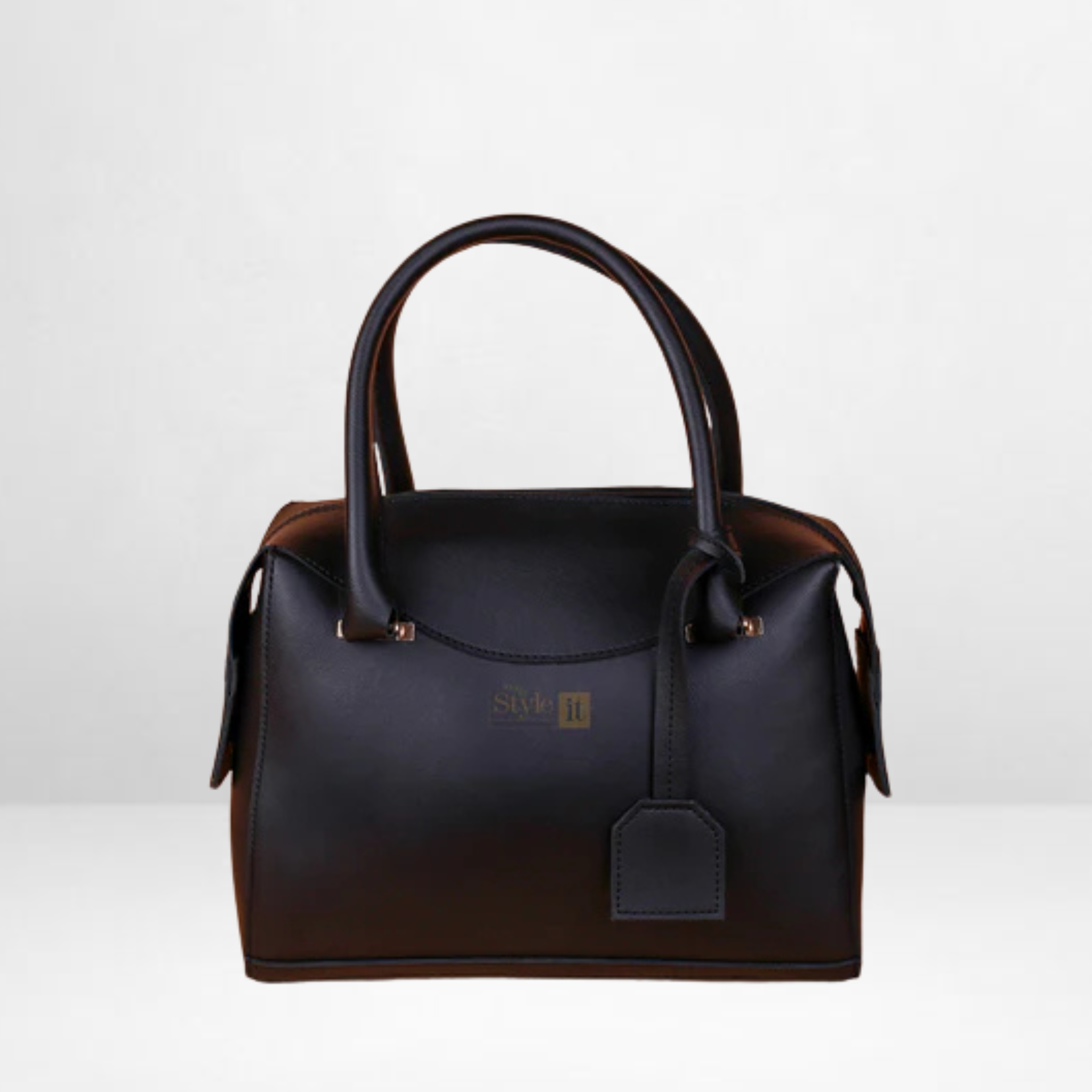 Black Elegenza Zipper Handbag