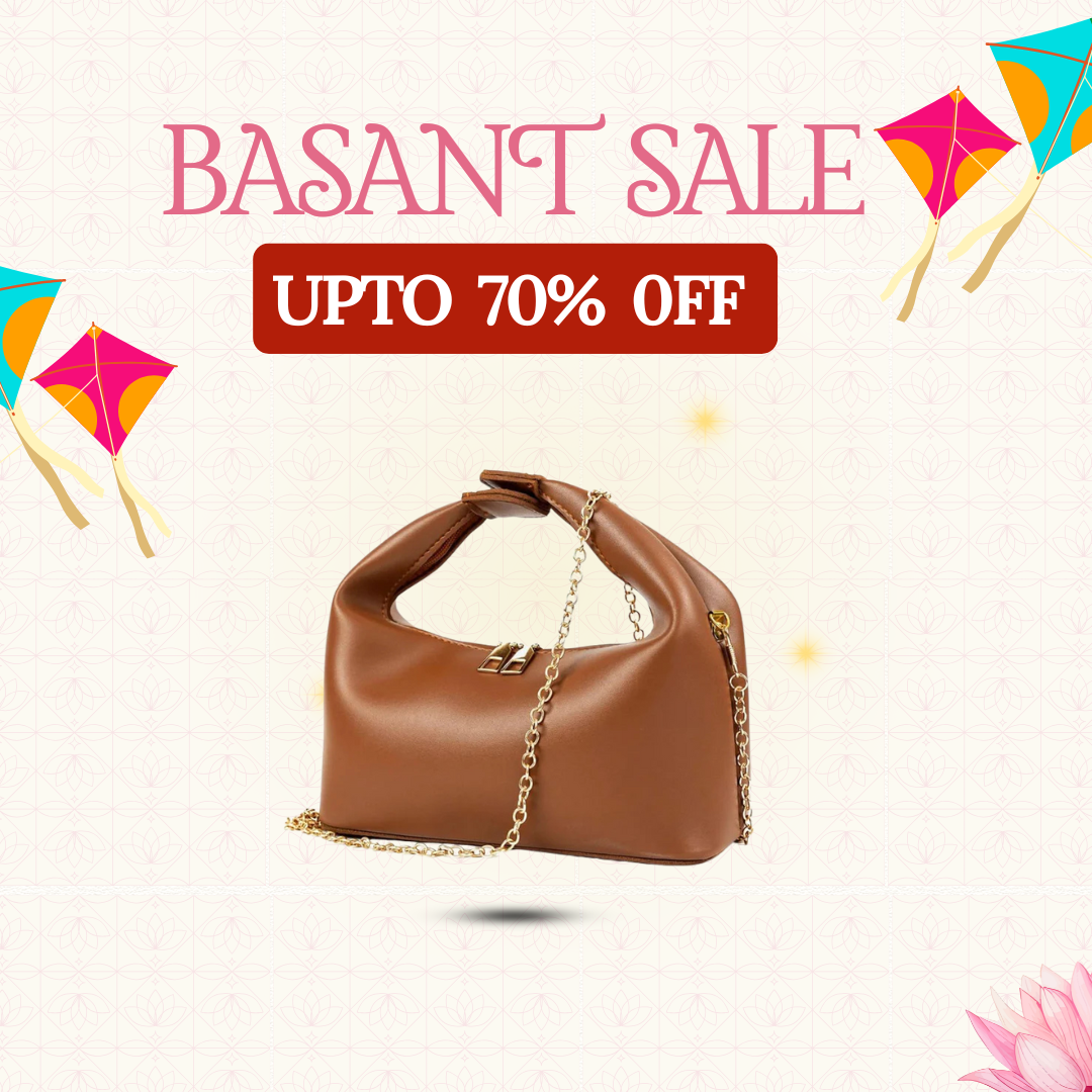 Midnight Chain Mustard brown Handbag