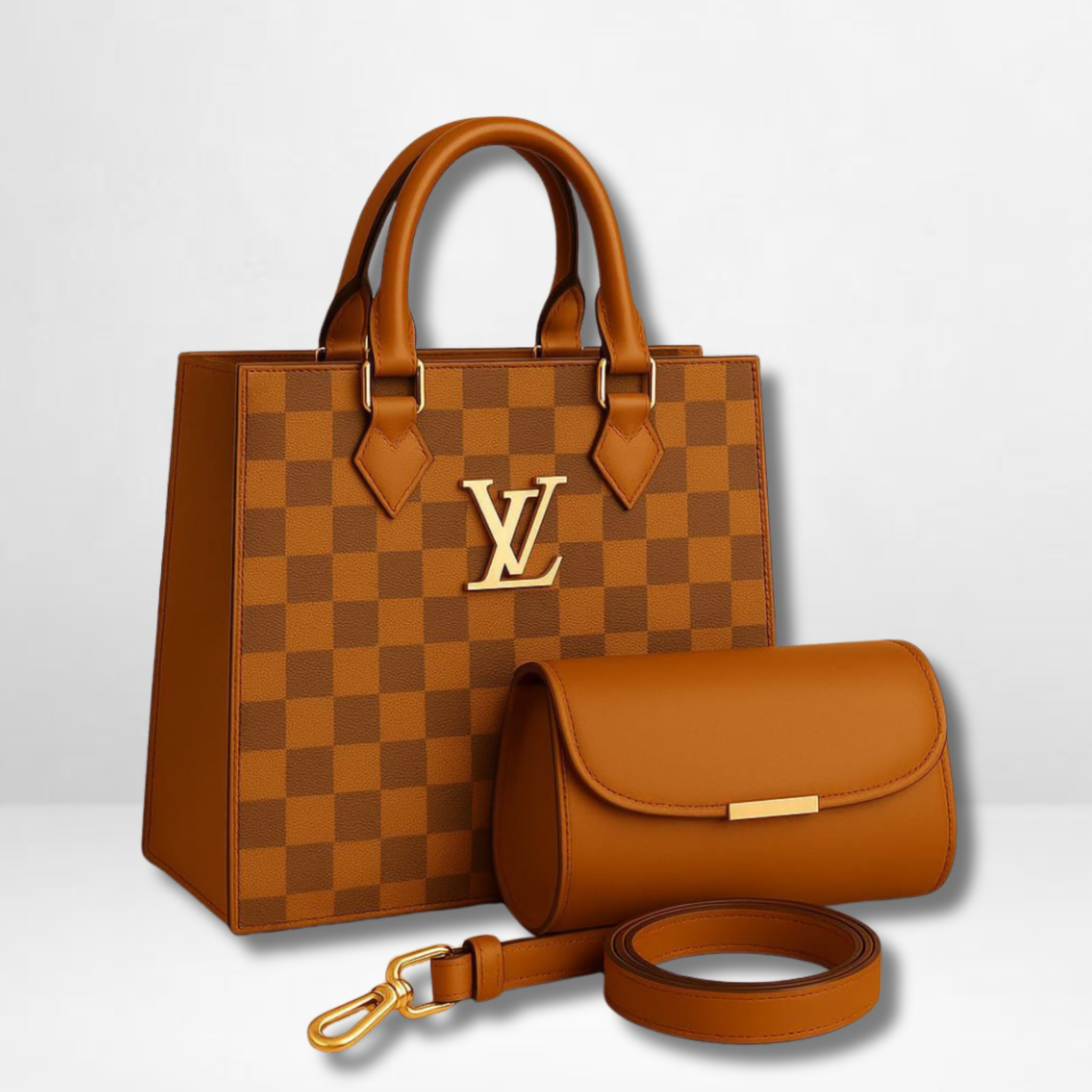 Timeless Check Skin Handbag