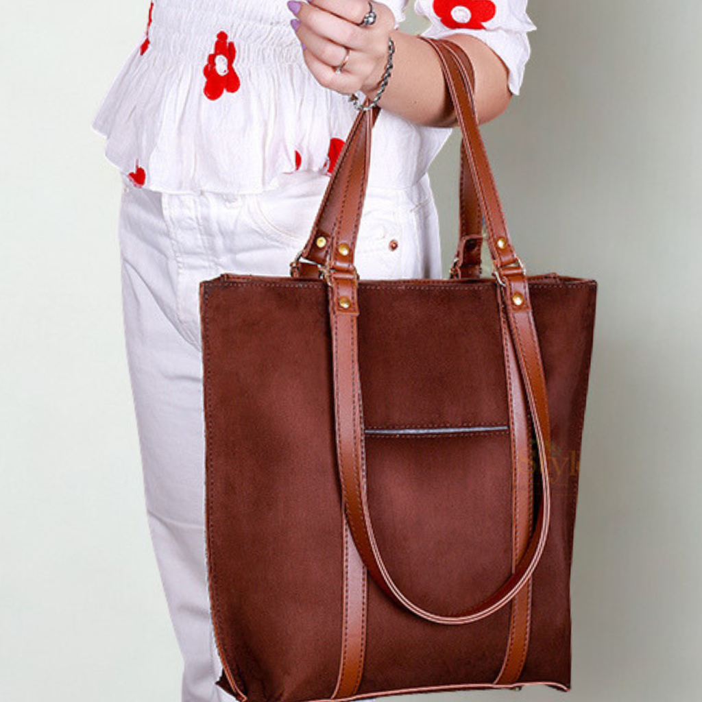 Commodious Brown Tote