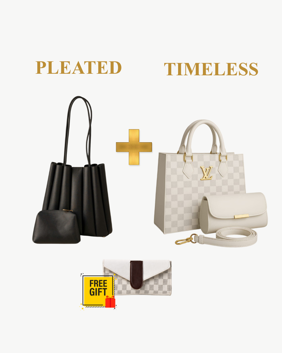 Deal 10 - Timeless + Pleated Tote