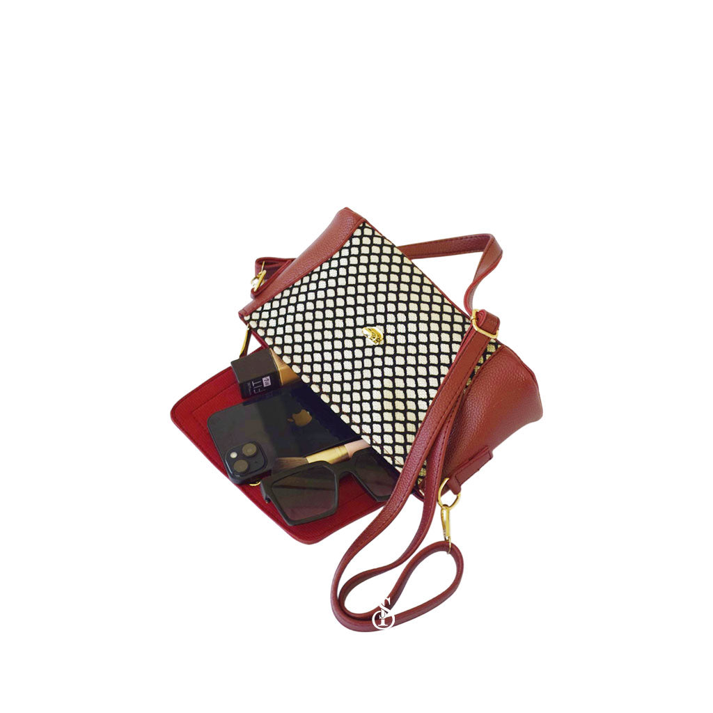 Redish Maroon Festive Shoulder Bag