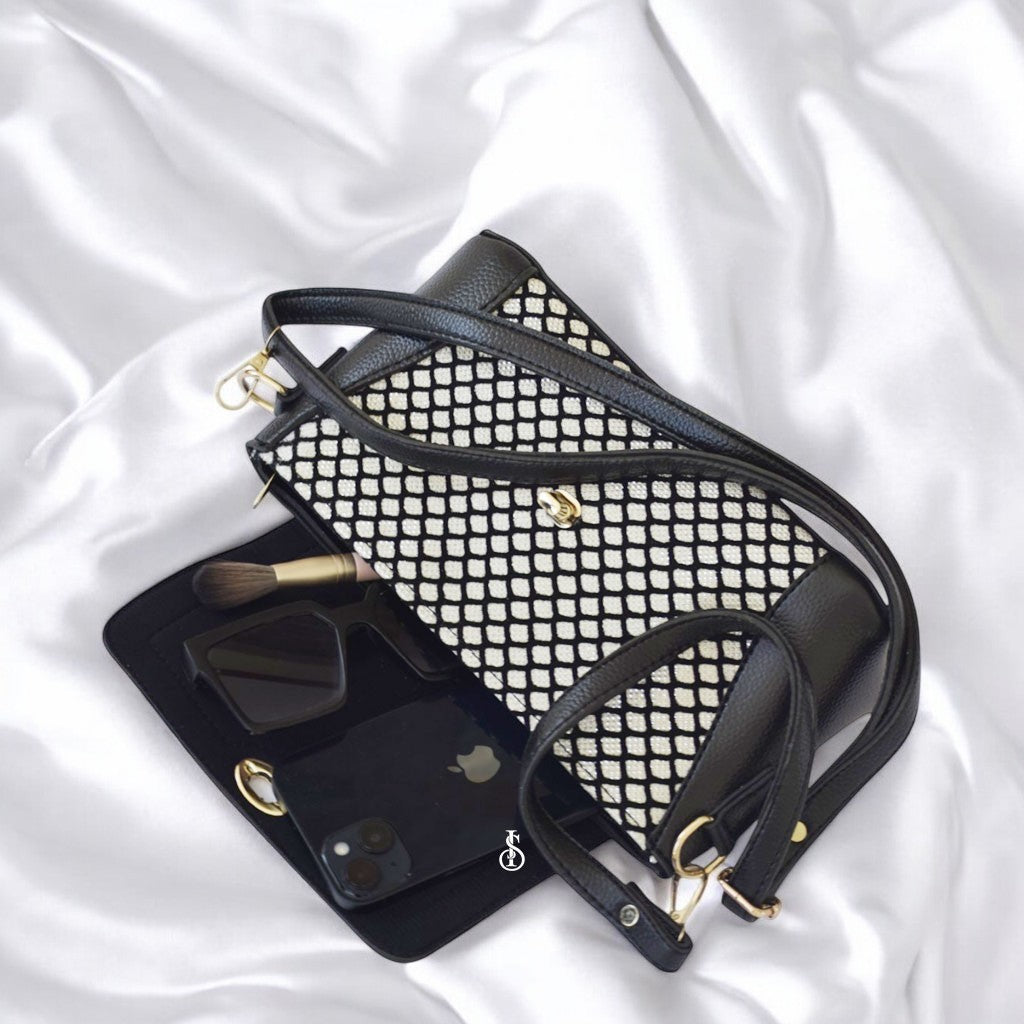 Black Festive Shoulder Bag