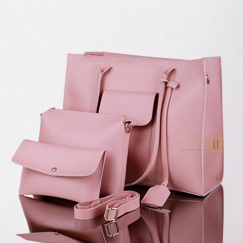 Triplet T-Pink Tote Set