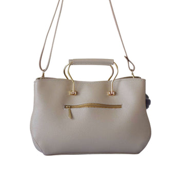 Pink Satchel Leather Handbag for Women