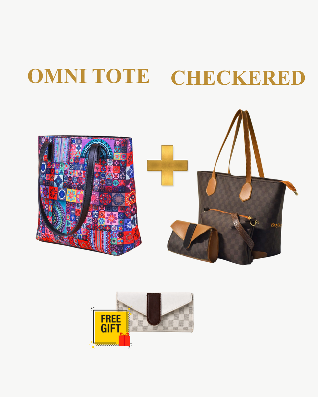 Deal 6 - Omni + Checkered Handbag