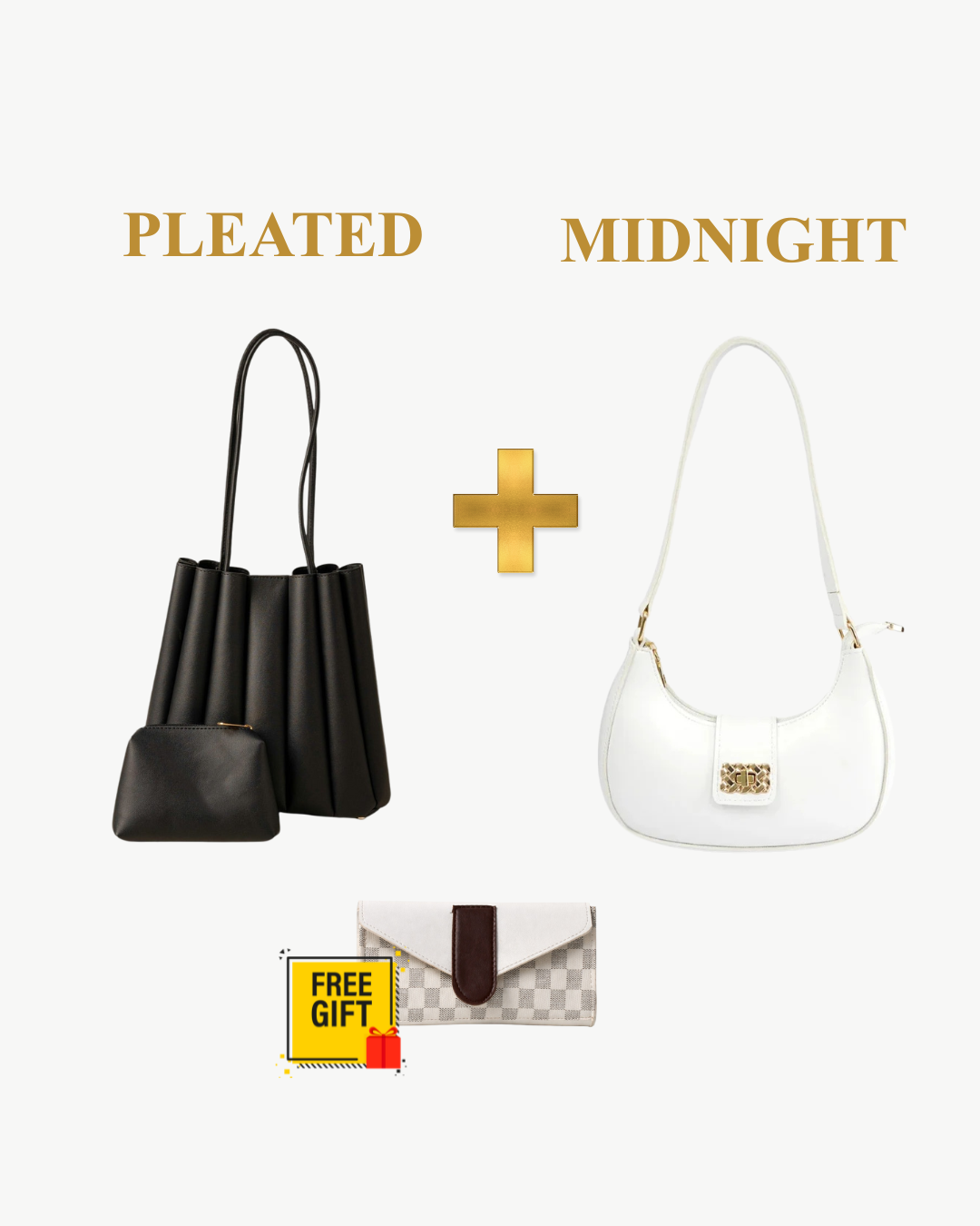 Deal 9 - Sophia + Pleated Tote