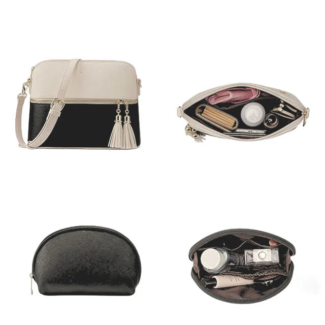 Carla Maroon 3 Pcs Shoulder Bag