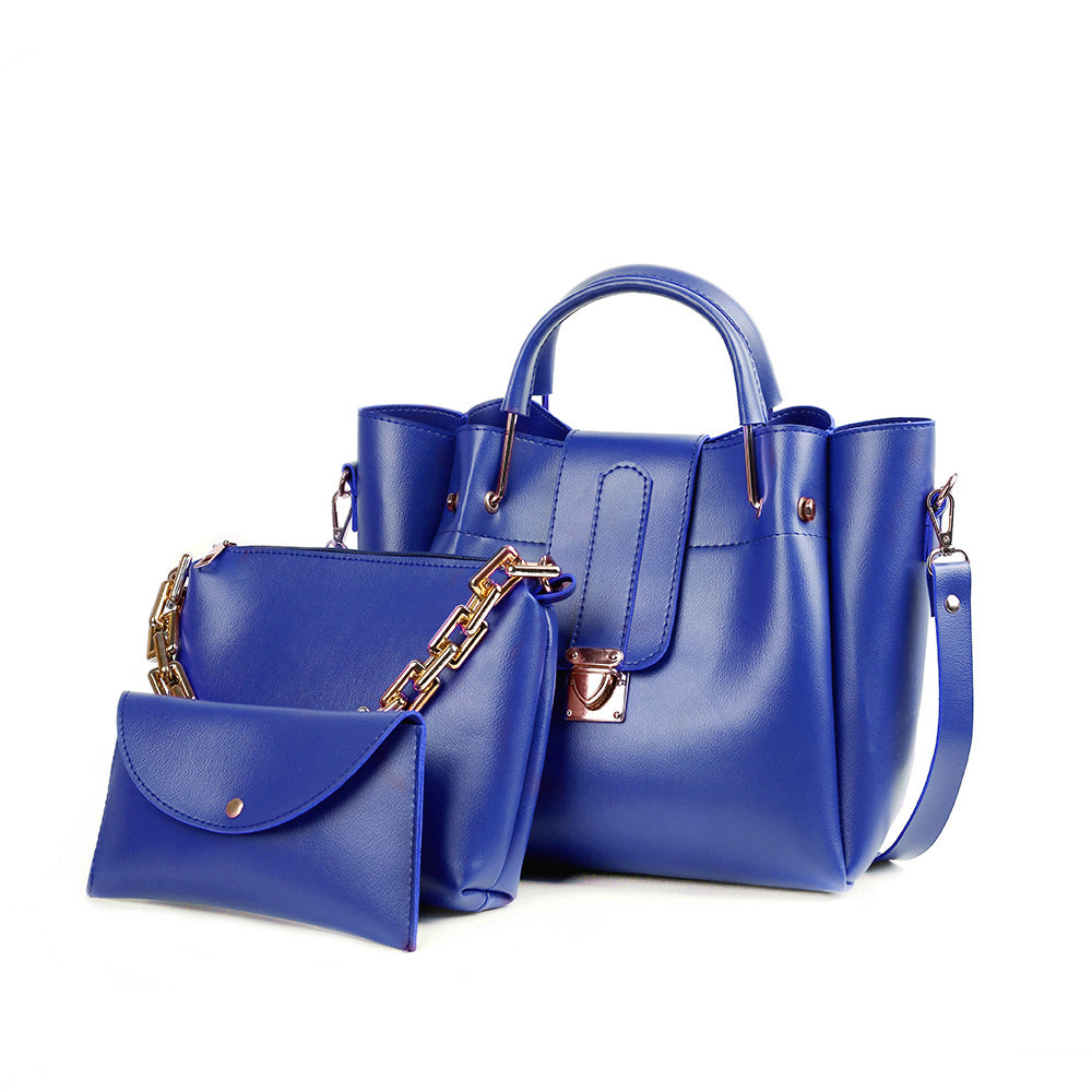 Swag Blue 3 Pcs Handbag