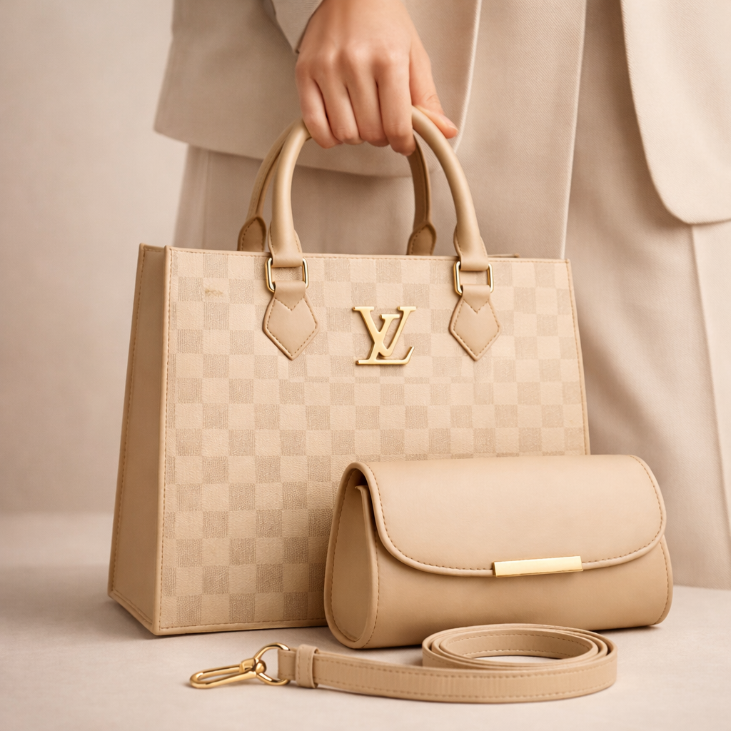 Timeless Check Skin Handbag