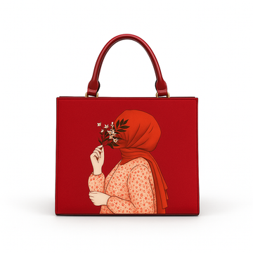 Canvas Charm - Maroon