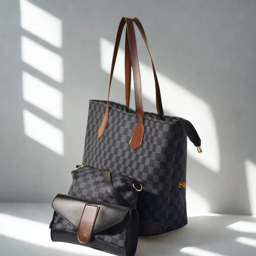 Deal 11 - Timeless + Pleated + Checkered Handbag