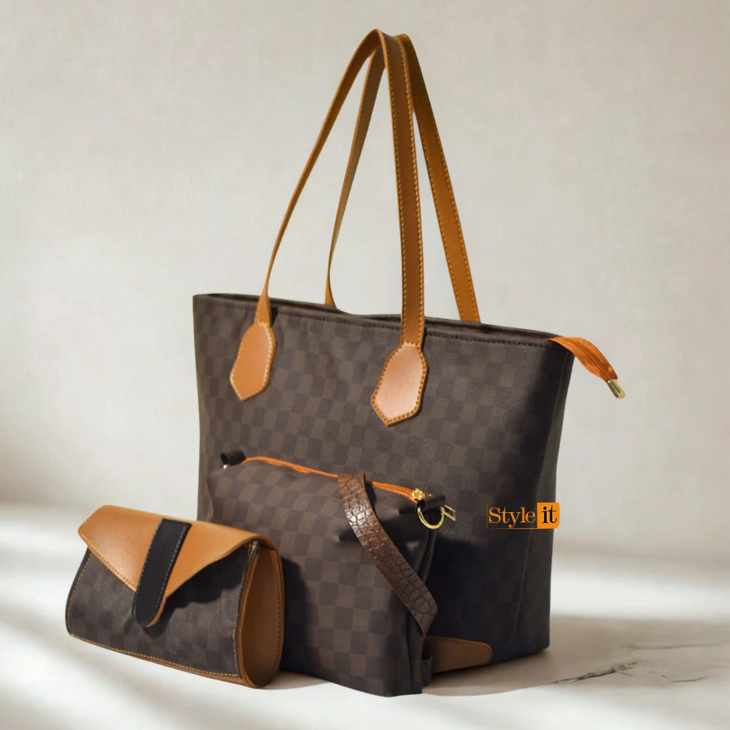 Deal 11 - Timeless + Pleated + Checkered Handbag