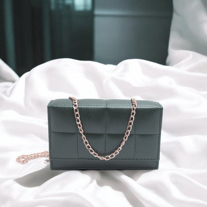 LuxeCross Bottle Green Crossbody Bag