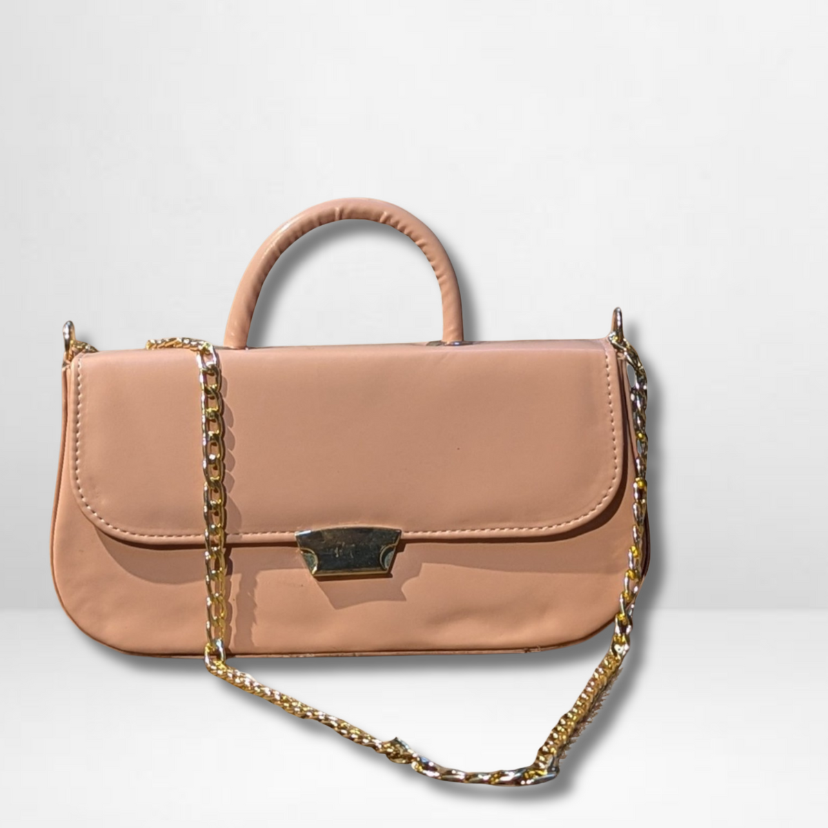 Aura Chain Pink Crossbody Bag