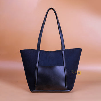 Comely Black Tote Bag