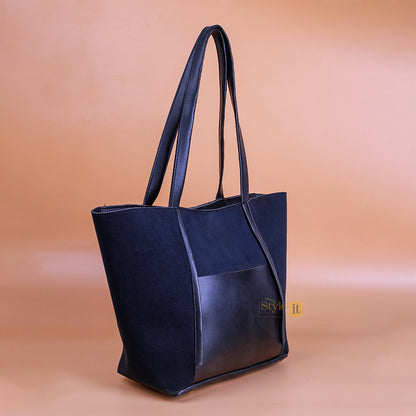 Comely Black Tote
