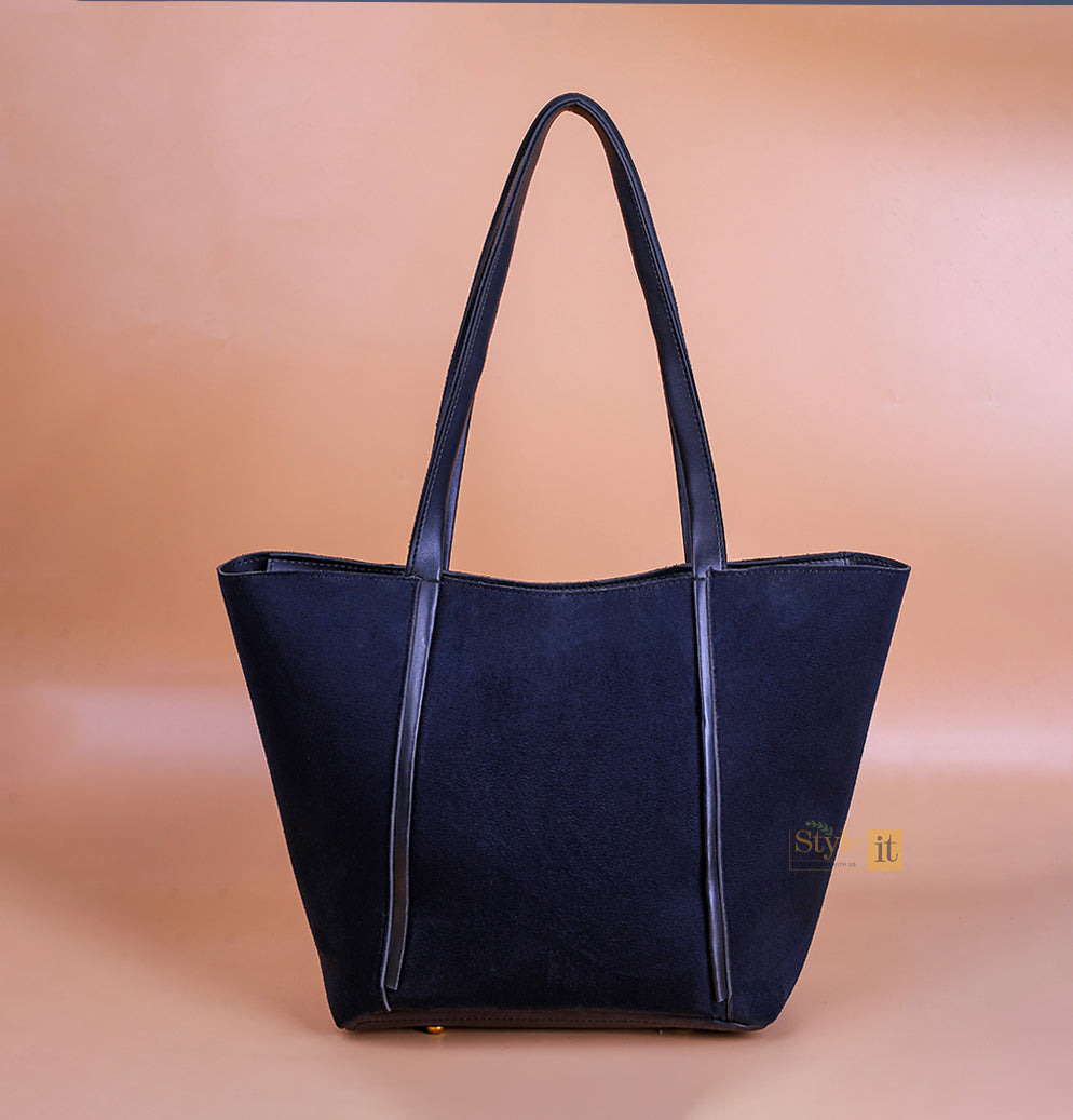 Comely Black Tote Bag