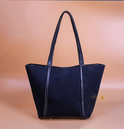 Comely Black Tote