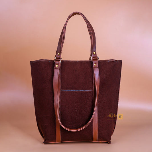 Commodious Brown Shoulder Bag