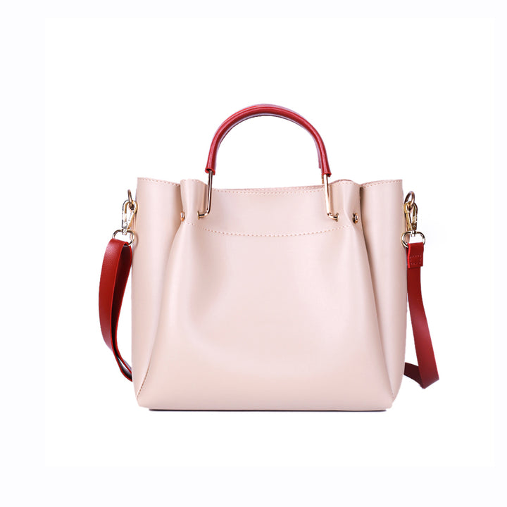 Lily Light-Pink and Red 2 Pcs Handbag