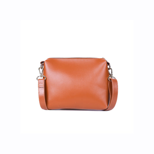 Lily Maroon and Brown 2 Pcs Handbag