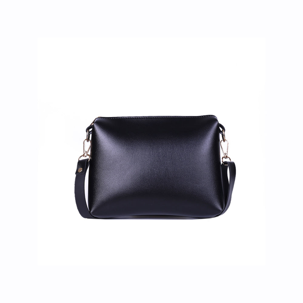 Lily Grey and Black 2 Pcs Handbag