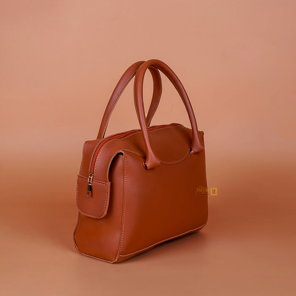 Eleganza Brown Handbag