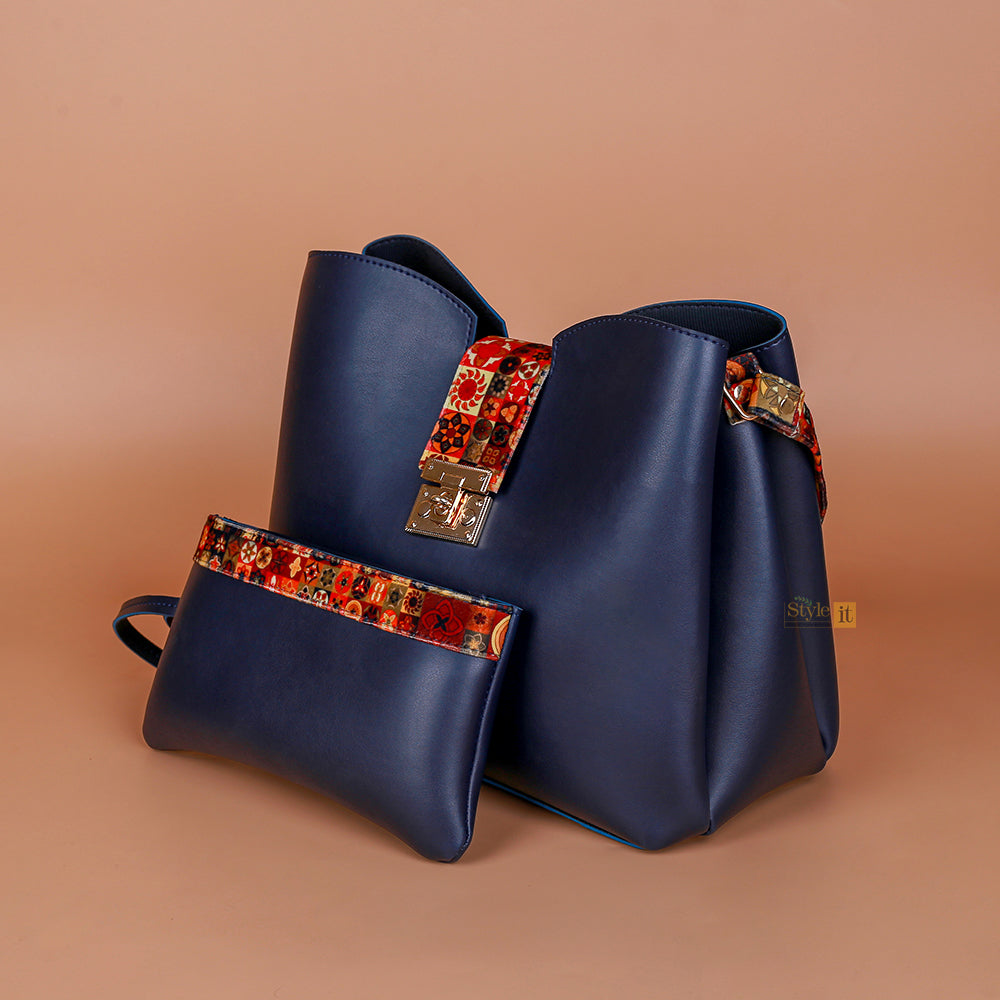 EASE BLUE BUCKET TOTE