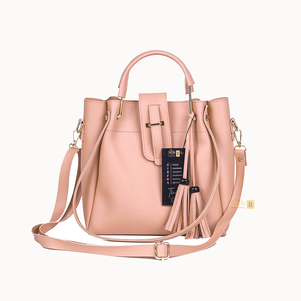Alpha Pink 3 Pcs Handbag