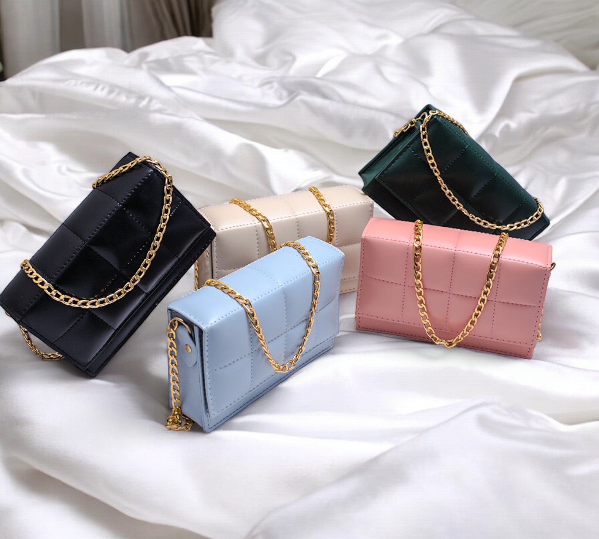 LuxeCross Bottle Green Crossbody Bag