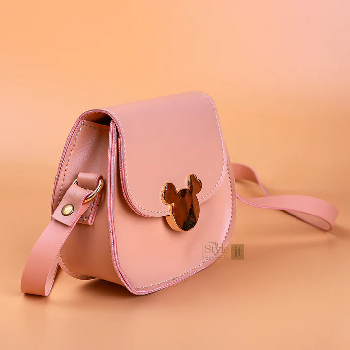 Micky Mouse T-Pink Kids Crossbody Bag