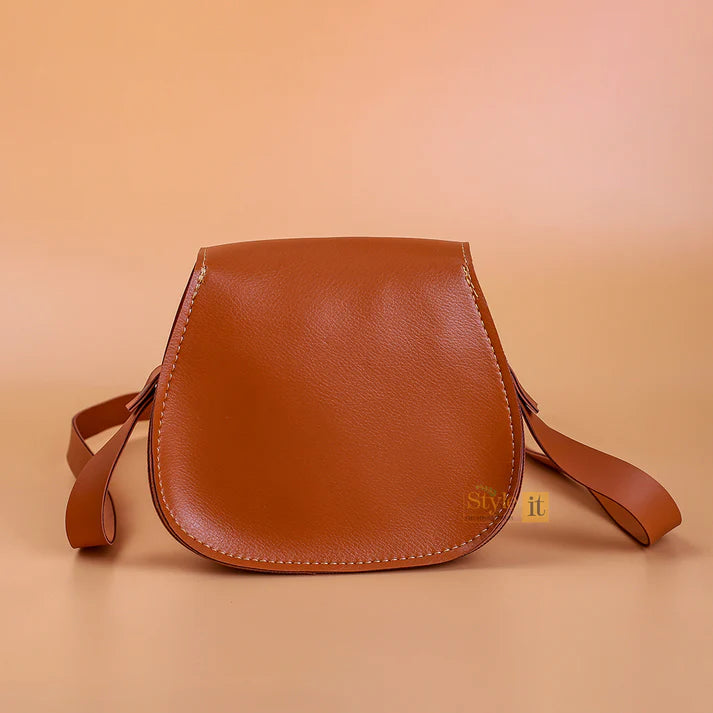 Micky Mouse Kids Brown Crossbody Bag