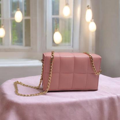 LuxeCross Pink Crossbody Bag