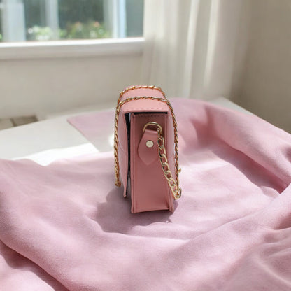 LuxeCross Pink Crossbody Bag