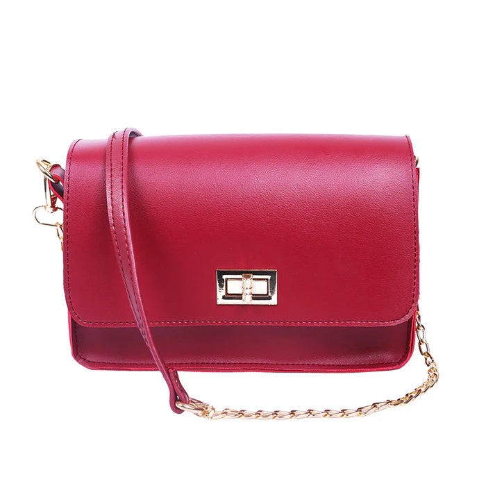 Siri Maroon Crossbody Bag