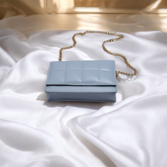 LuxeCross Sky Blue Crossbody Bag