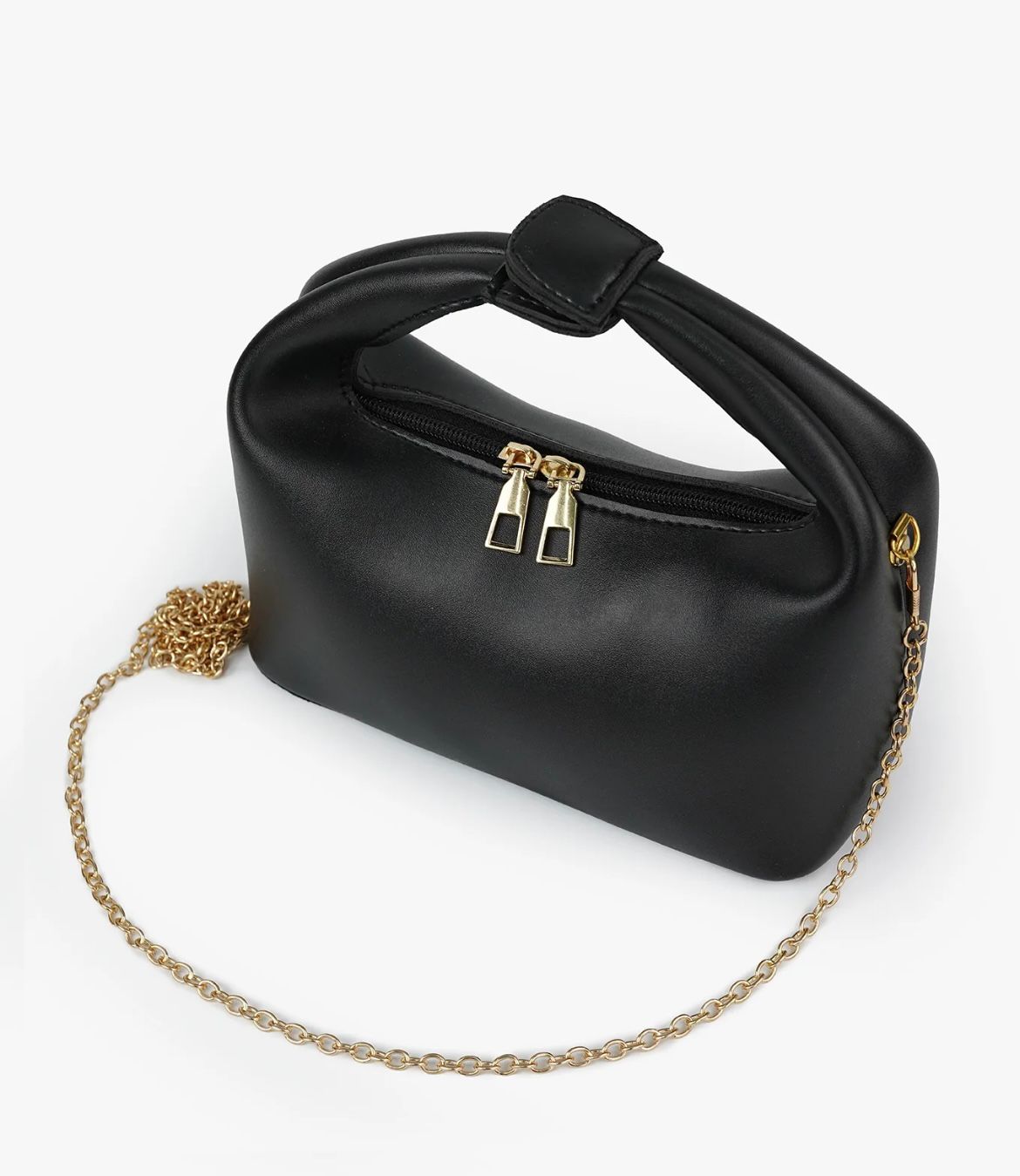 Midnight Chain Black Handbag